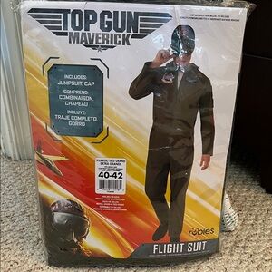 Rubie's Top Gun Maverick Flight Suit Costume for Men - Black